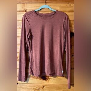 Women’s Vuori Orange Long Sleeve Shirt Size L